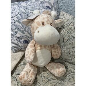 EUC Kellytoy Giraffe Safari Rattle Stuffed Animal Toy Plush 18" Kelly Baby
